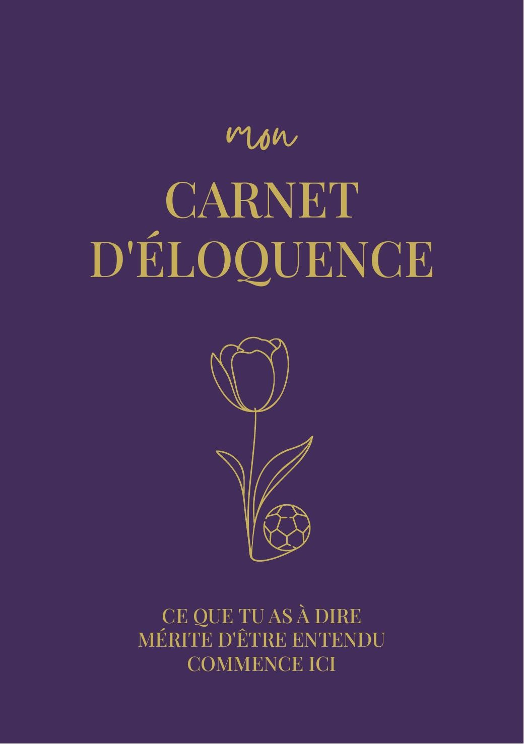 Couverture du Carnet d’éloquence 2026